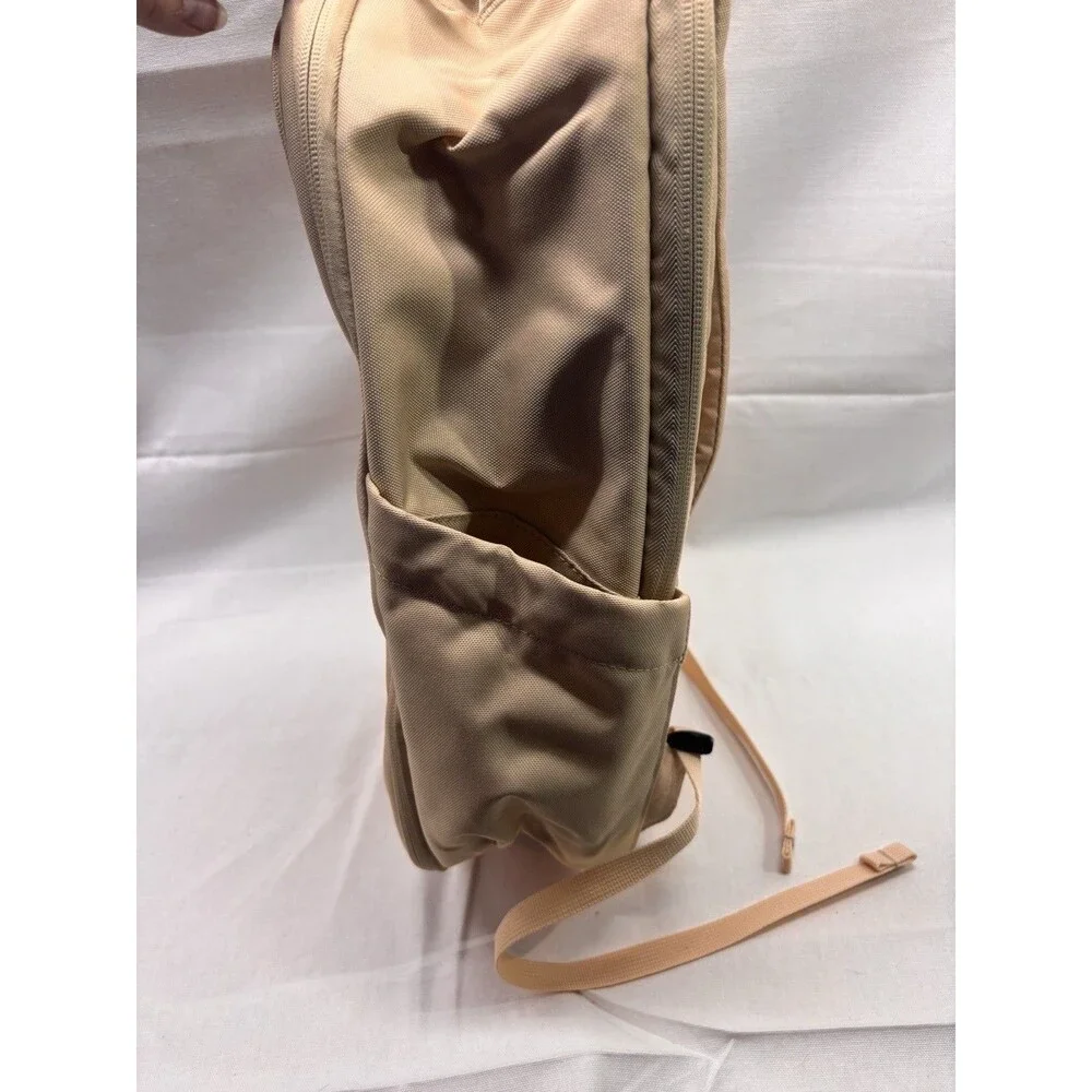 All In Motion Travel Backpack Laptop Bag 17” Beige Water Resistant Carry On NWT